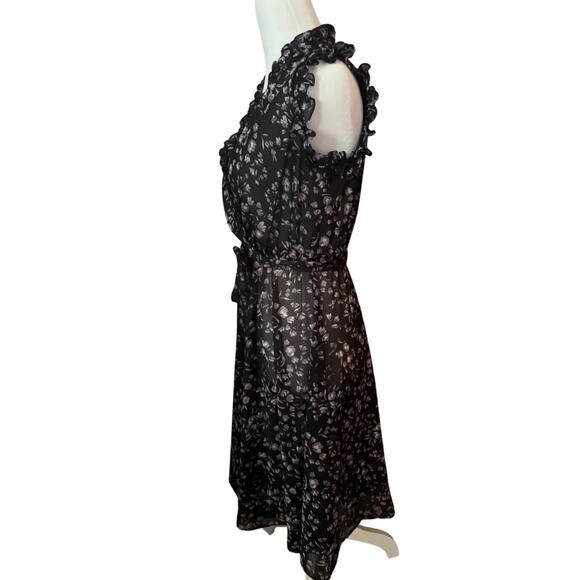 Vintage Floral ILGWU Made in the USA 70's Dress Small - Picture 3 of 7